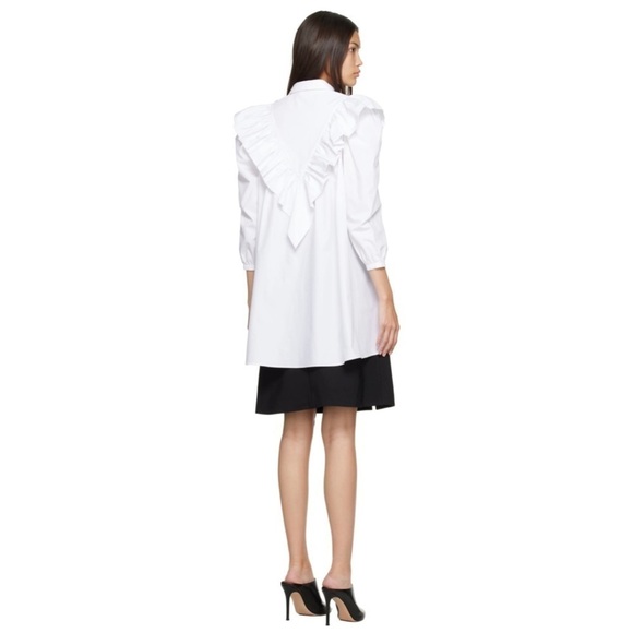 SHUSHU/TONG, Women's White Shirt Minidress - White. Size: S (US). NWT - Picture 12 of 14